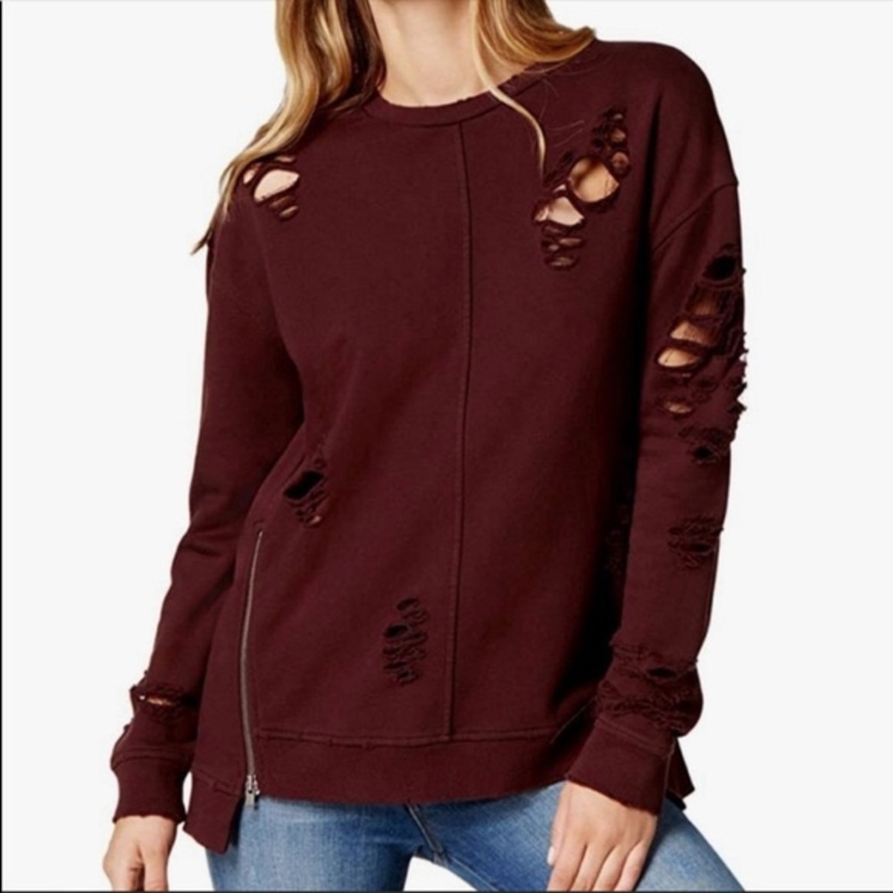 Joe’s Jeans Distressed Sweatshirt